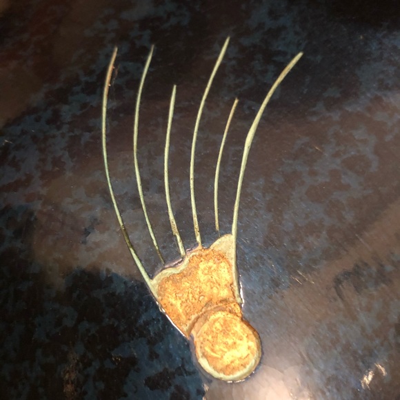 Vintage Large Gold Sun Moon Stars Decorative Bowl - Picture 14 of 15